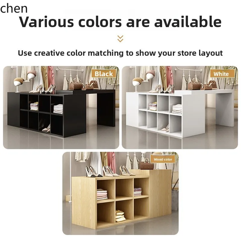 HT ورنيش متجر الملابس جزيرة الجدول جزيرة خزانة عرض خزانة تتدفق عداد منصة مشروبات مخزن أمين الصندوق