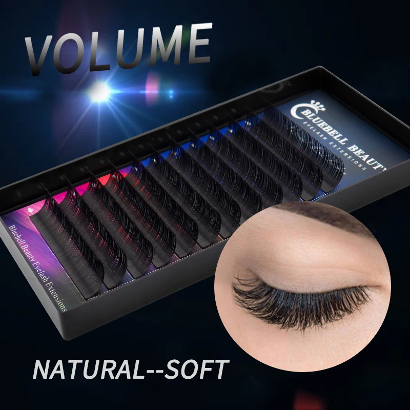 

Bluebell Beauty Individual Premium Eyelashes Super Soft Silk Mink 8-15mm Mixed Length Extension Volume False Lashes Supplie