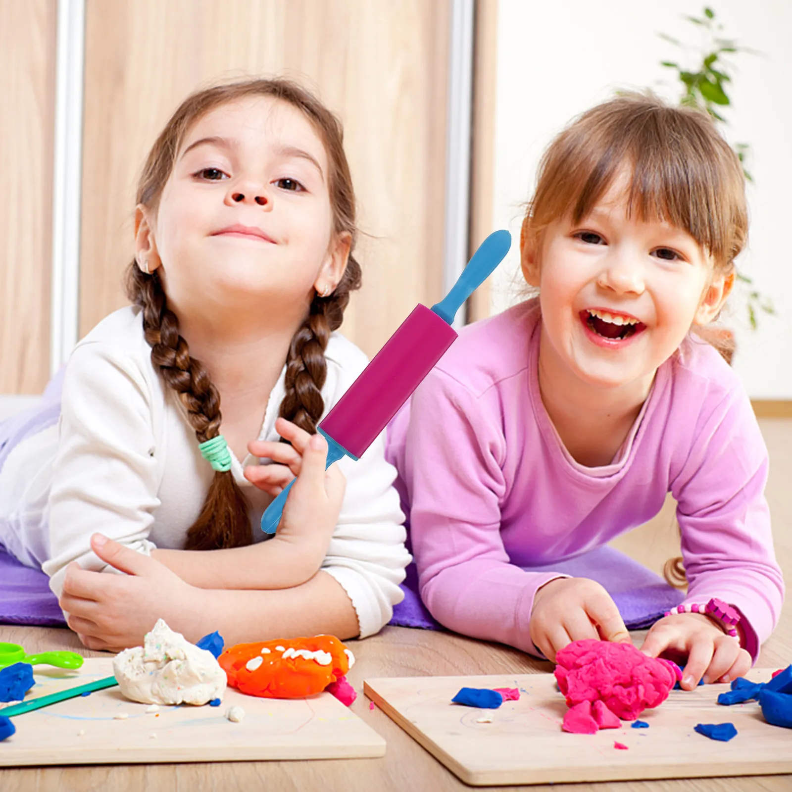 4 Peças de Acessórios de Argila para Crianças, Bastões Sólidos de ABS para Modelagem, Ferramentas Manuais DIY para Argila, Suprimentos e Ferramentas para Modelagem de Cerâmica