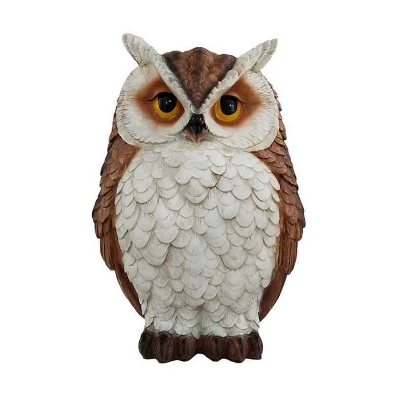 

Owl Resin Ornaments Home Sculpture and Figurines Desktop Decoration of Living Room decorative owl sculpture Luxury Animal Crafts