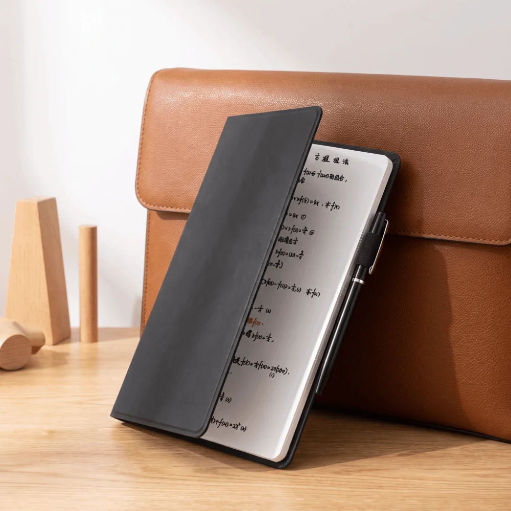 Portable Design PU Leather Cover Whiteboard Set PVC Marker Pen Reusable Notebook Wipe Cloth A5 Size Memo Notepad Daily Notes