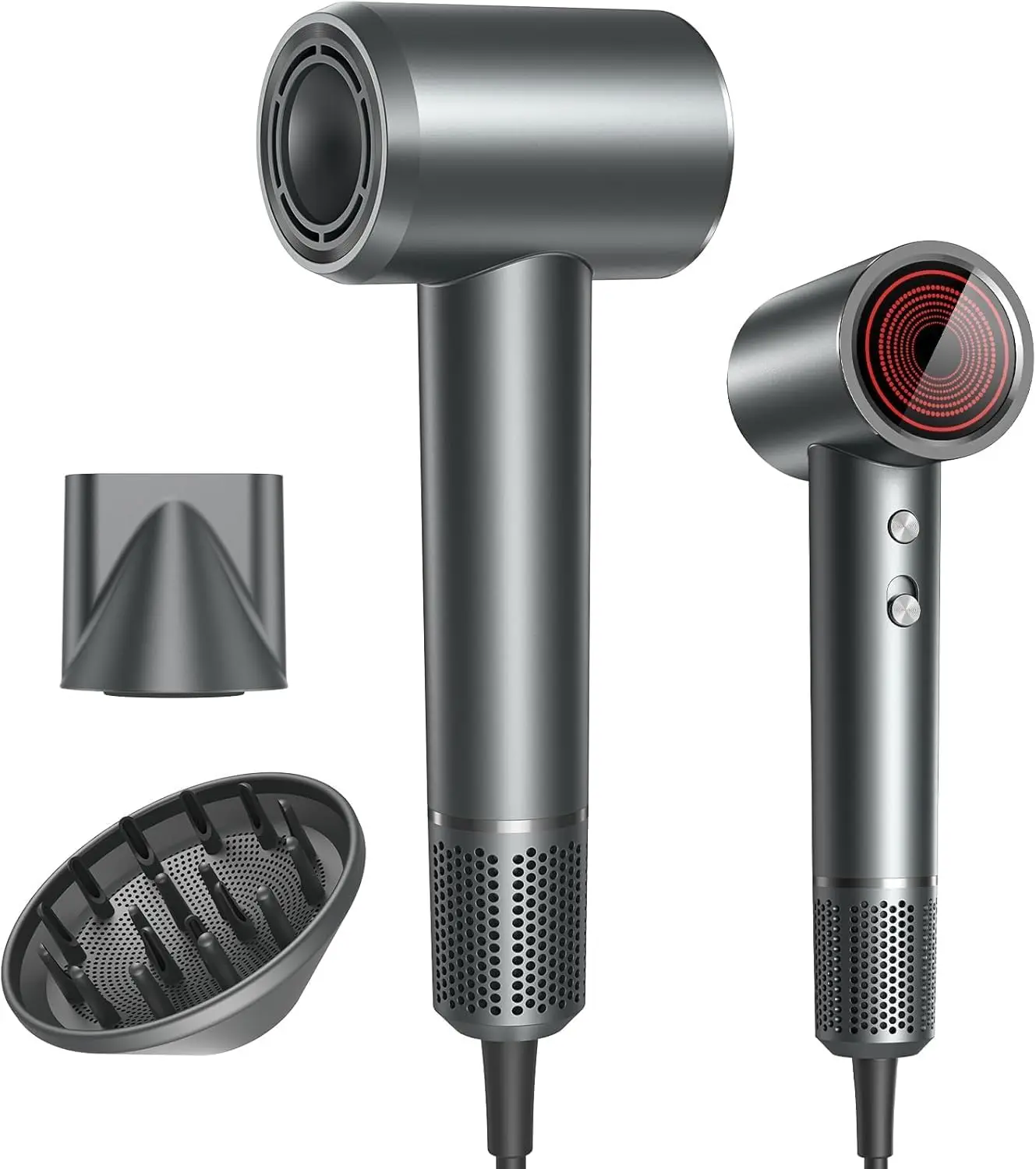 

Professional Ionic Hair Dryer for Fast Drying, High Speed with Diffuser, Constant Temperature Care for Home Salon Travel