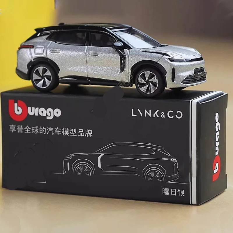 

Коллекционная модель автомобиля Lynk & Co 08 из литого металла в масштабе 1:64, статическая, для демонстрации, сувенир, подарок, украшение