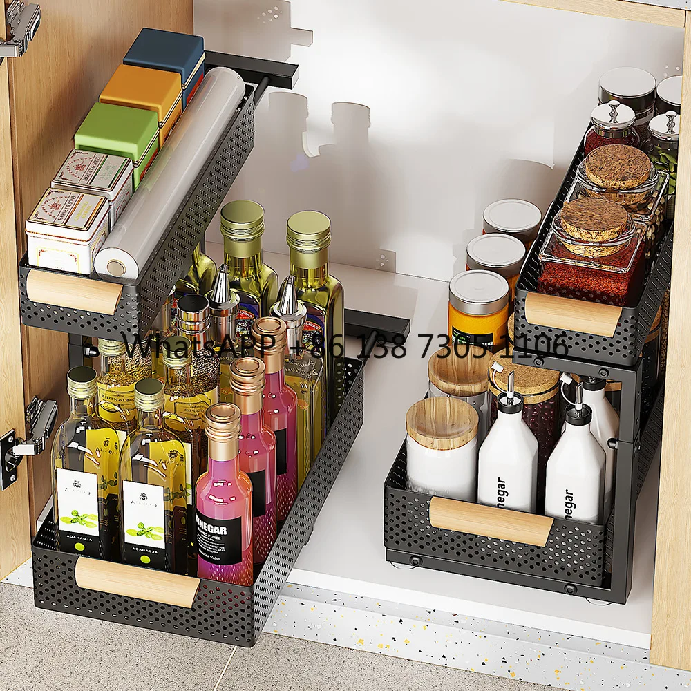 

Нижняя полка для раковины, многоуровневая корзина для хранения на кухонной столешнице, для ванной комнаты