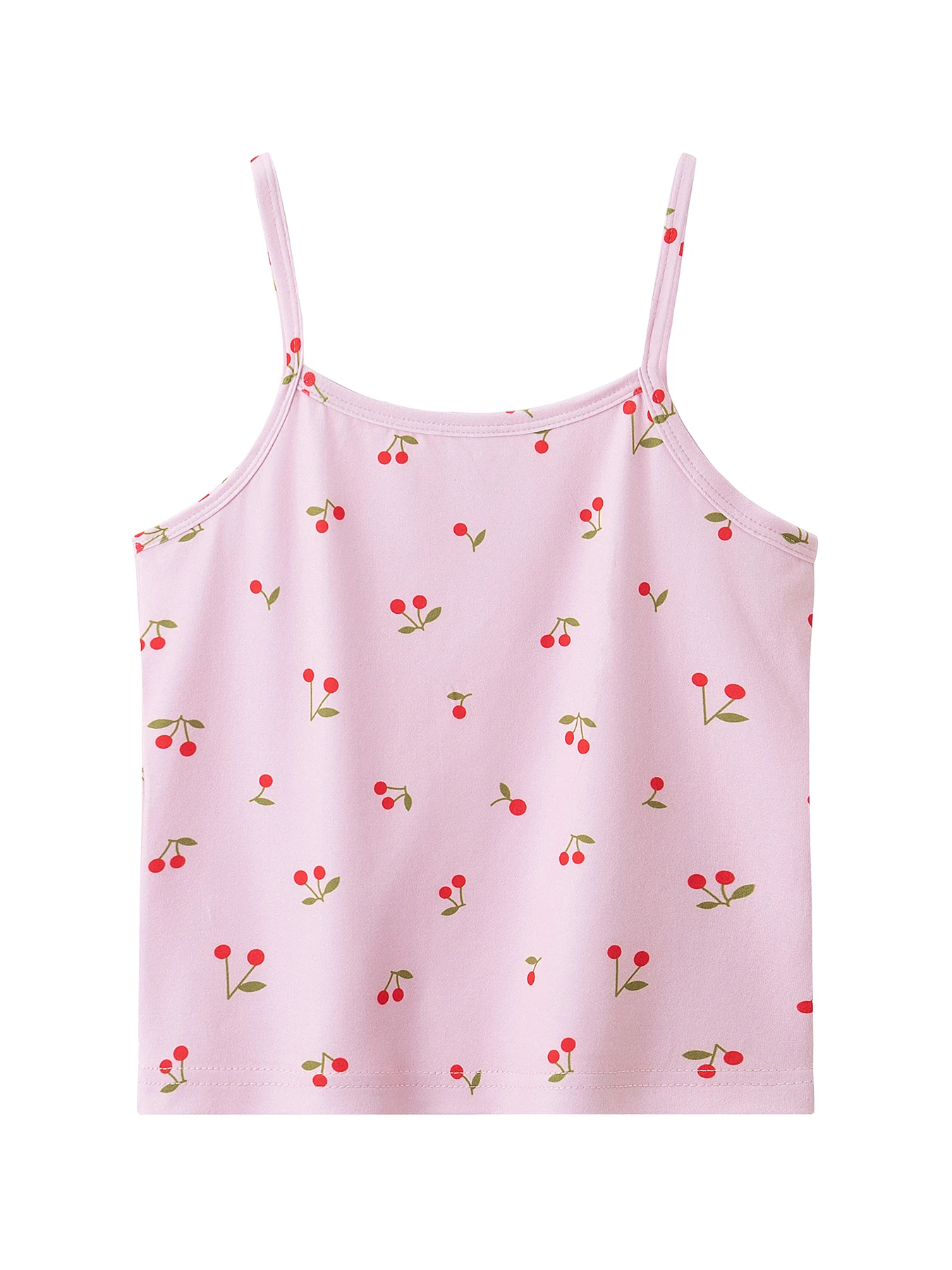 4-teiliges Set süßer und niedlicher bedruckter Camisole-Westen für Mädchen für alle Jahreszeiten, bequeme Unterweste, ärmelloses Oberteil für Kinder. – Detail 11