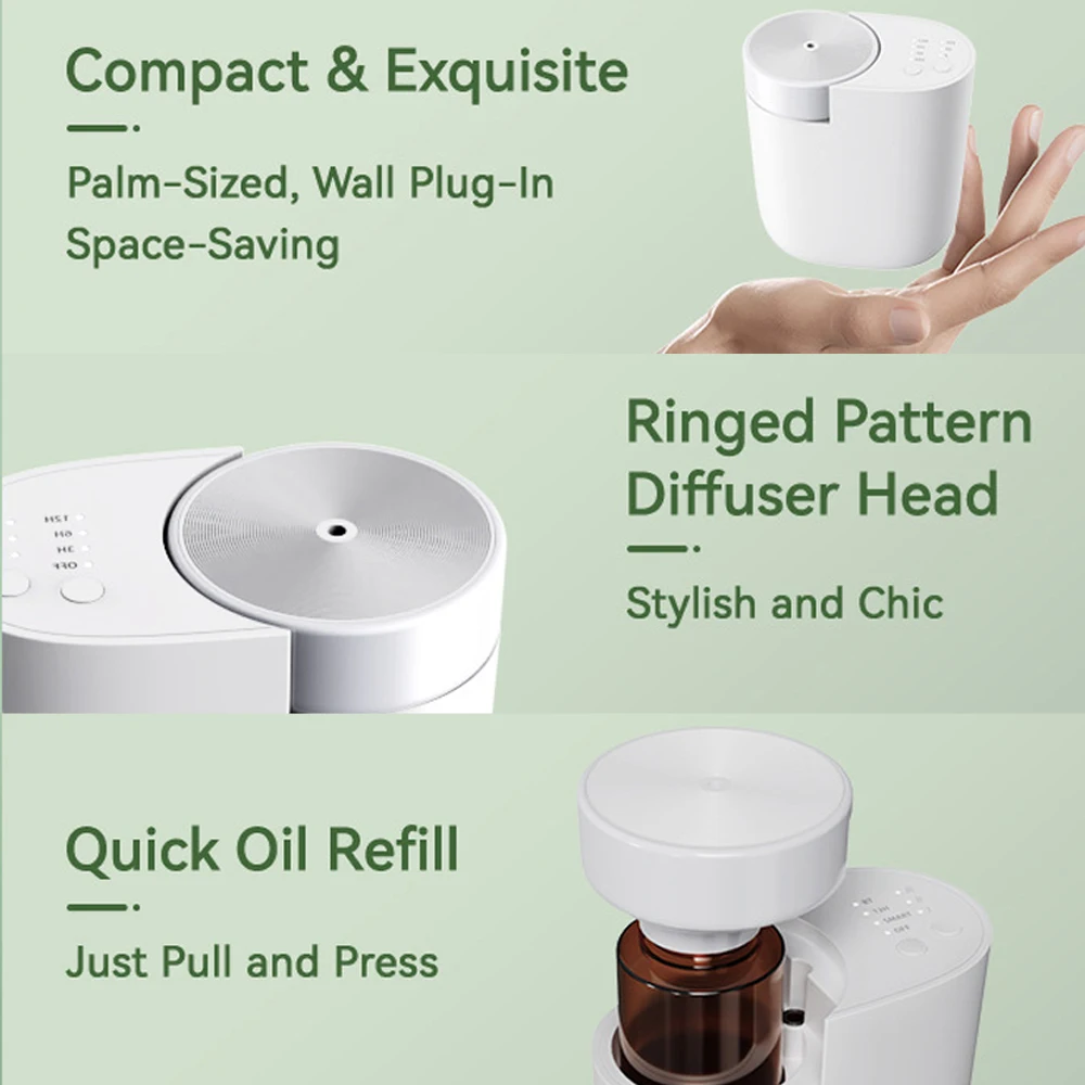 Plug in Waterless Professional Aroma Diffuser Bluetooth Room Frangrance Diffuser Electric Smell for Home Hotel Aromatic Diffuser