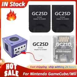 Gamecube Memory Card Reader For Wii 512GB GC2SD Micro SD Card Adapter For Nintendo Gamecube And Wii Console Games Accessories