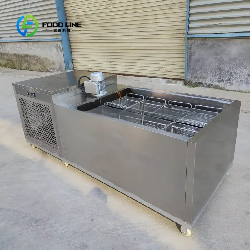 Customized Commercial Popsicle Machine High Productivity 40,000 Pieces Daily Capacity Customizable Molds for Milk New Condition