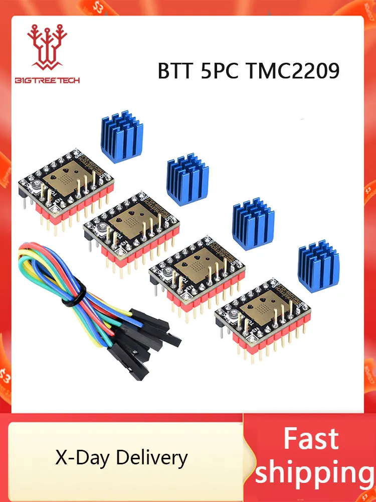 BIGTREETECH TMC2209 V1.3 Sterownik silnika krokowego TMC2208 Części do drukarek 3D BTT Octopus SKR V1.4 SKR Mini E3 Ender3 V2 Voron 2.4 — zdjęcie produktu 7