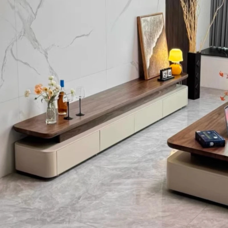xx-Living Room Hiding Tv Stand Background Luxury Organizer Ornament Tv Stand White Wooden Mobili Per La Casa Home Furniture*