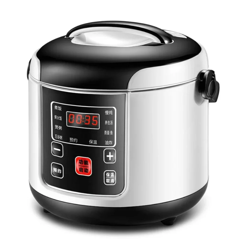 2L Smart  Rice Cooker Intelligent Automatic Kitchen Cooker Portable Preservation Rice Cooking Machin Multicooker