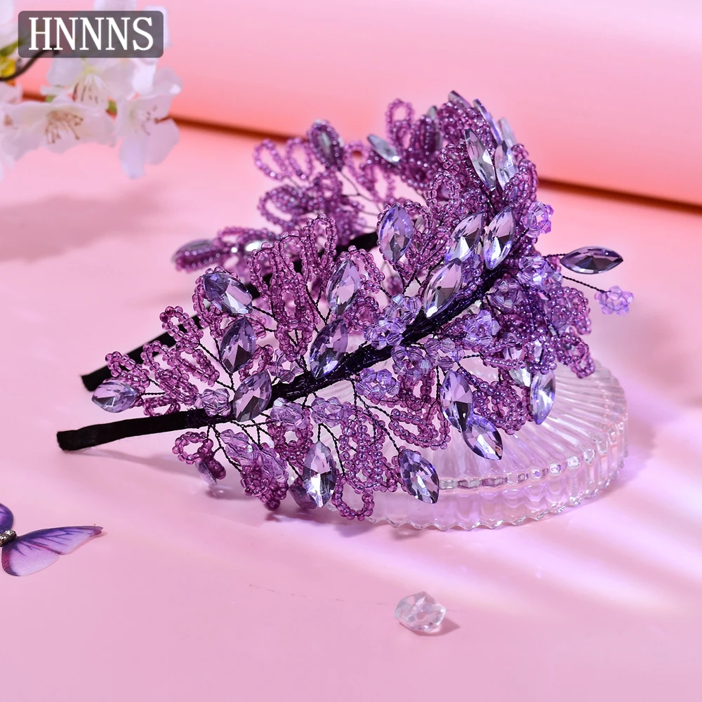 TOPQUEEN حفلات الزفاف الأنيقة الفاخرة Headbands اليدوية حبة النسيج المرأة مأدبة حفلة رائعة إكسسوارات الشعر YXA165 #2