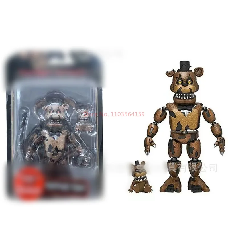 Transgraniczny miś ręcznie robiony ruchomy klasyczny wydanie specjalne luka w zabezpieczeniach lalka Fnaf Model Ornament