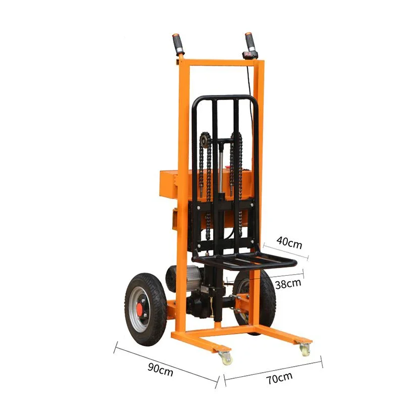 油圧式電動トラックフォークリフト,ポータブルトラックスタッカー,工場直送,200kg,400kg