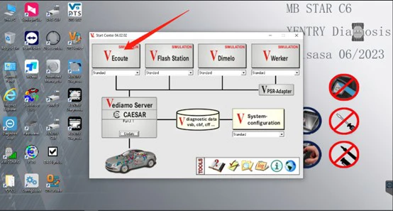 MB STAR C6 DOIP WIFI alat diagnosa, alat Diagnosis kesalahan mobil mercedes-benz v202403