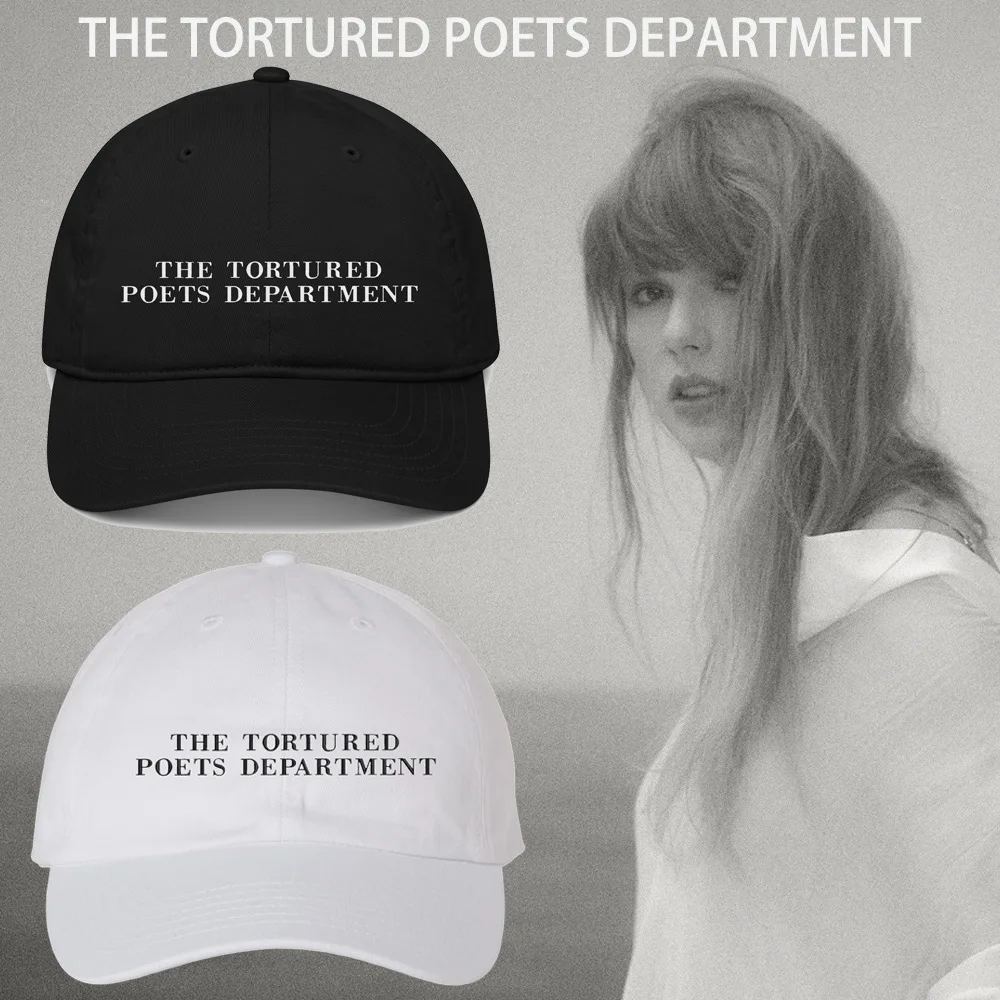 THE TORTURED POETS DEPARTMENT DAD Hat Embroidery TTPD Leisure Baseball Cap Cotton Unisex