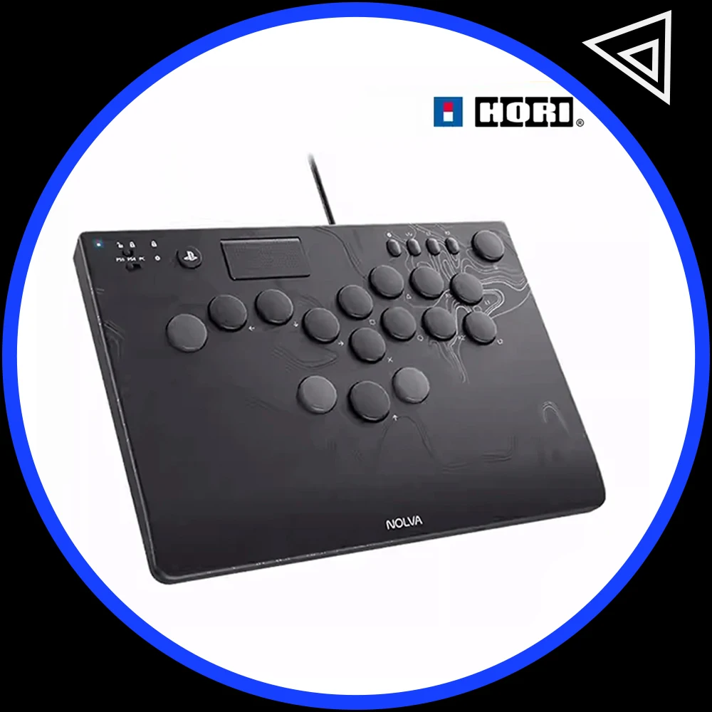 HORI NOLVA HitBox 15 Toetsen Mechanische Controller Voor Vechtspel Aangepaste Volledige Toetsen Arcade Controller Voor PS5 Windows PC