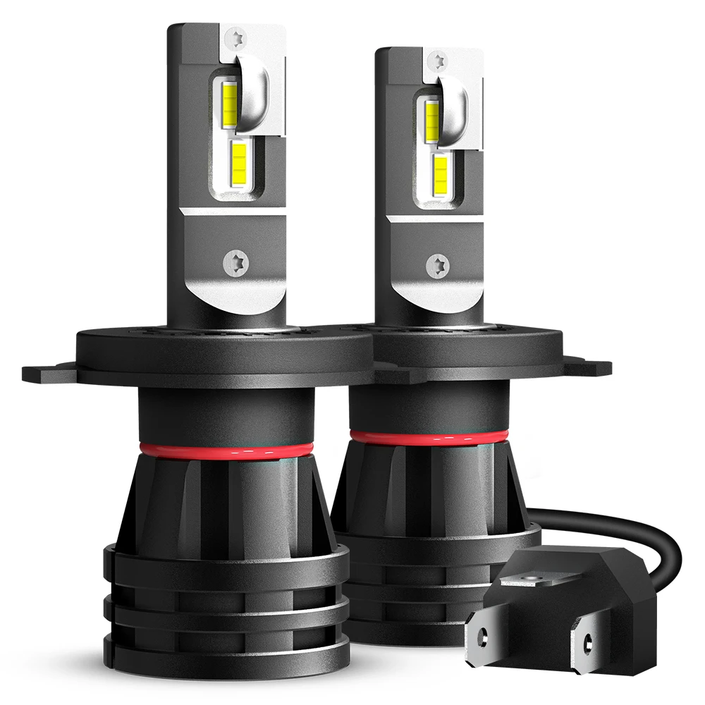 AUXITO 2 Stuks H4 Led Koplamp 52W High Power 9003 HB2 LED Lamp Turbo Koplamp 6000K Met Hoge en Dimlicht voor Auto Hoofd Lamp