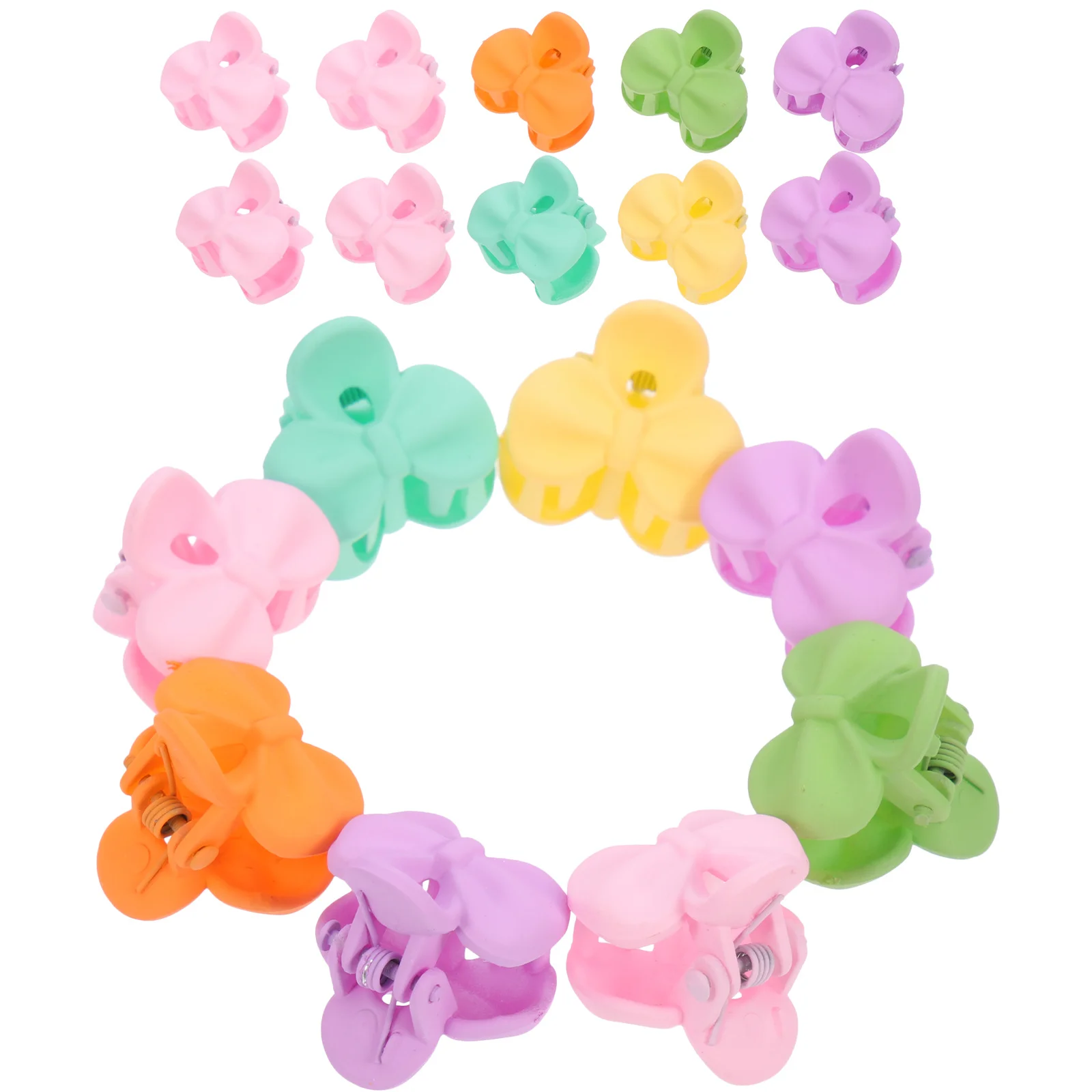 20Pcs Jepit Rambut Kecil untuk Anak Perempuan, Jepit Rambut Mini untuk Rambut Tipis, Desain Jepit Rambut Mini dengan Pita yang Menggemaskan untuk Anak-anak