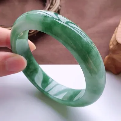

zheru Jewelry Natural Burma Jade 54mm-62mm bracelet Exquisite Princess bracelet send girlfriend send mom