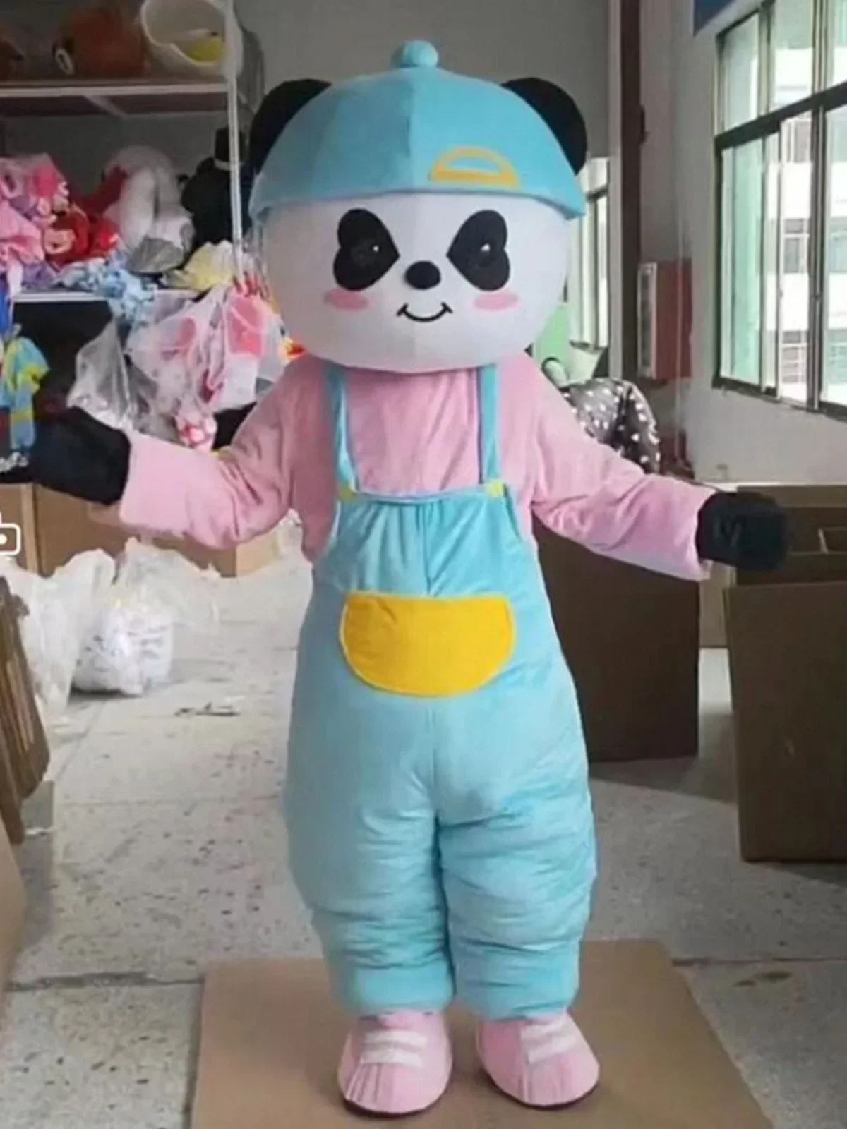 

Christmas Panda Mascot Costume Costume Cosplay Party Costume Carnival Halloween Christmas Easter Adult