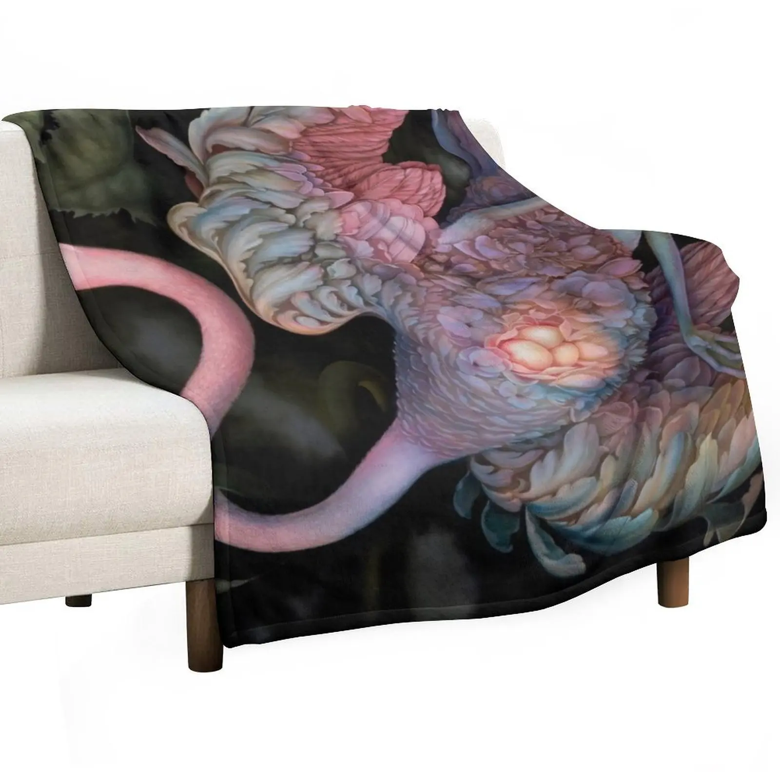 

pearl diver Throw Blanket Shaggy Hair Summer Giant Sofa Blankets