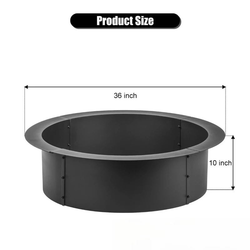 Large Portable Outdoor Camping Wood Stove Smokeless Bonfire Stove Courtyard Heating Stove