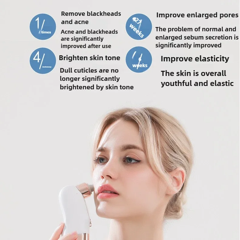 Blackhead Remover Pore สูญญากาศทําความสะอาดใบหน้าไฟฟ้าสิวสิว Black Head Removal USB ชาร์จ Water Cycle Black Dot ลบ