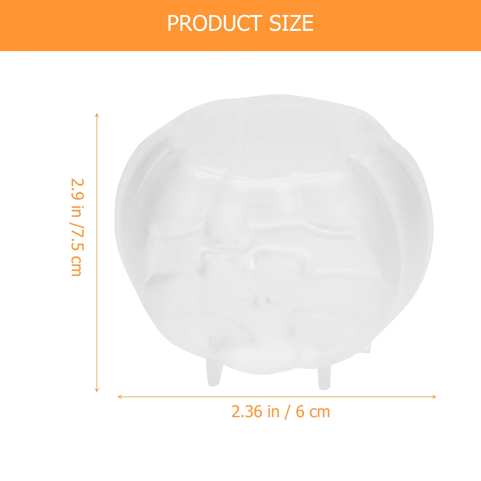 

Pumpkin C Mold Silicone Halloween Scented Epoxy Resin Small Molds Flexible Wear Resistance Easy Demould DIY Craft