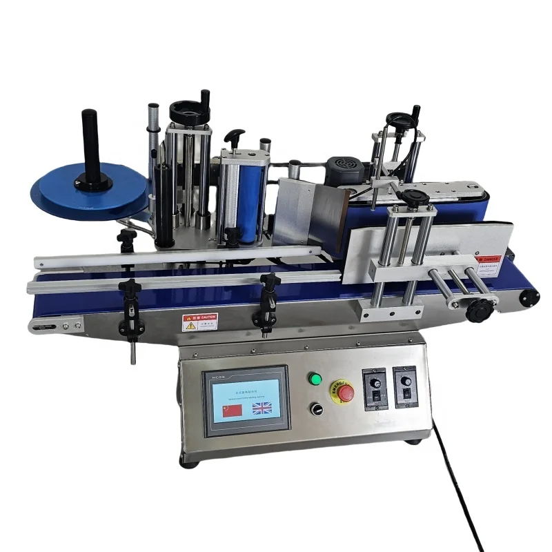 Electric Round Bottle Labeling Machine Labeling Equipment Sticker Machine Plastic Glass Bottle Sticker Printing Machine
