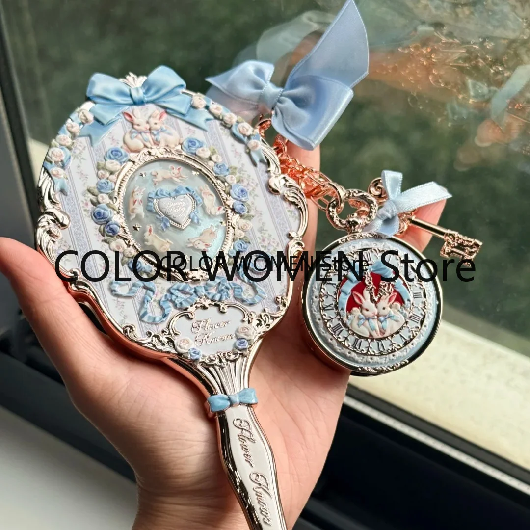 Flower Knows Lip Balm with Hyaluronic Acid and Hydrating Oil Blend Rabbit Garden Girl Heart Cute Anti Crack Lipstick Pendant