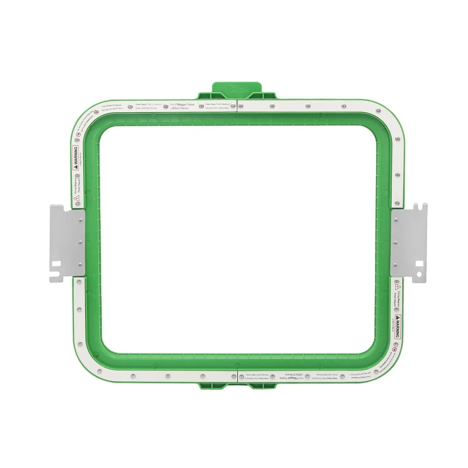 Apparel Machine Parts Happy Embroidery Machine 11x13''  Magnetic Mighty Hoop Embroidery Hoops 495mm for BAI Mirror Machine