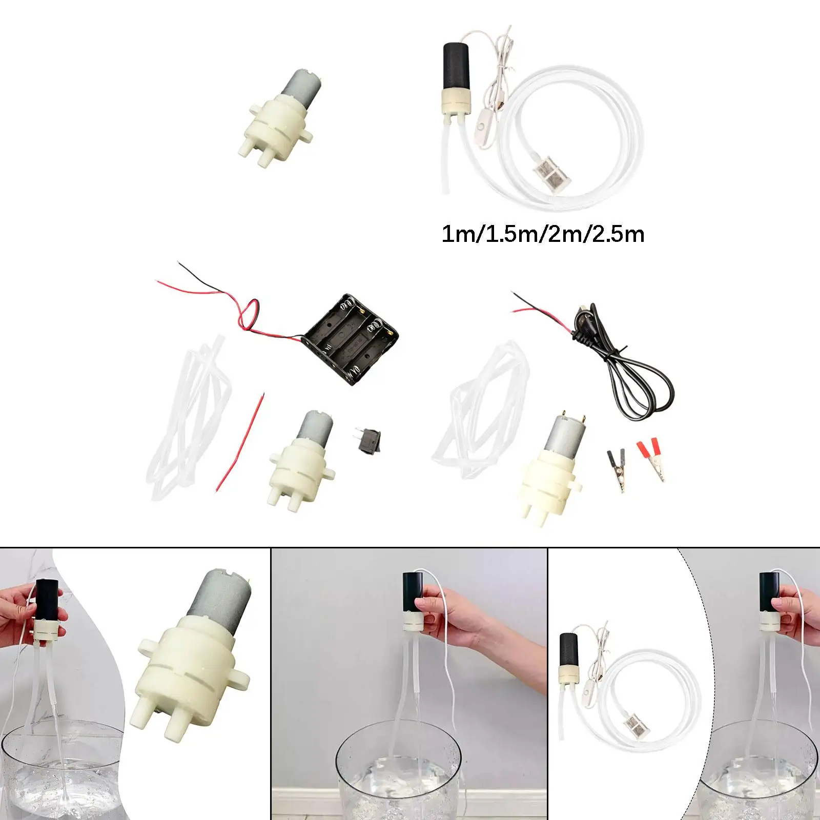 USB Electric Auto Self Priming Pump Leakproof Low Noise Wine Transfer Pump for Home Beer Beverage Dispensing