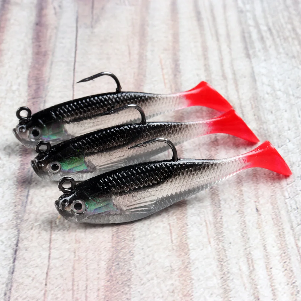 5pcs/lot Fishing Lures Wobblers For Pike Soft Lure Silicone Bait Lead Jig Fish With Hooks Artificial Baits Pesca Fishing Tackle image 4