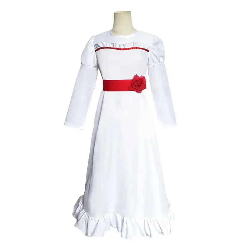 ชุดคอสเพลย์เจ้าสาวชัคกี้ แอนนาเบลล์ สยองขวัญ ฮาโลวีน ปี 2025 ของเล่น Candy พร้อมชุดคอสเพลย์ วิกผม หน้ากากตุ๊กตา Conjuring สำหรับผู้หญิง