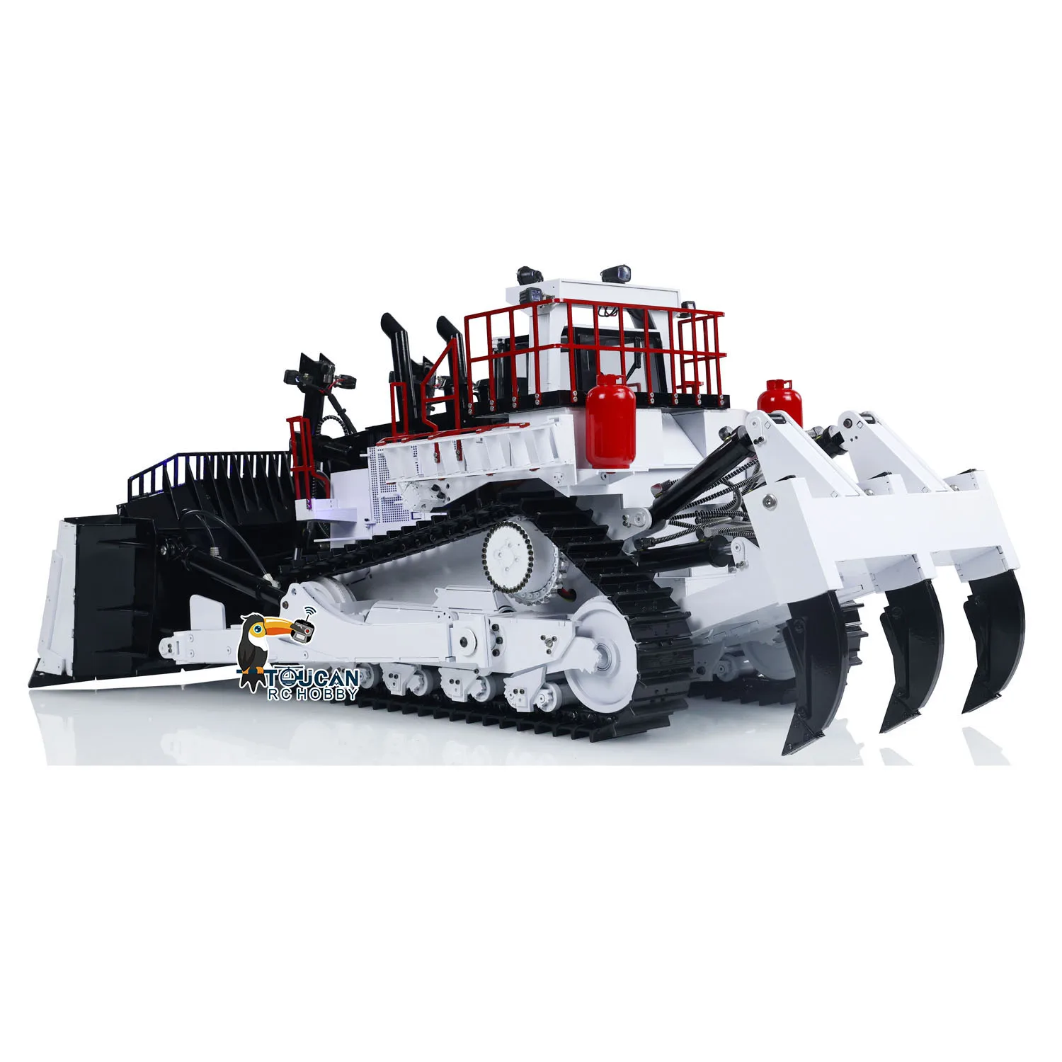 40KG 1/14 RC metalowy spychacz hydrauliczny D11T pilot ciężka maszyna sterowany radiowo spychacz Model silnik dymu bateria PL18EV