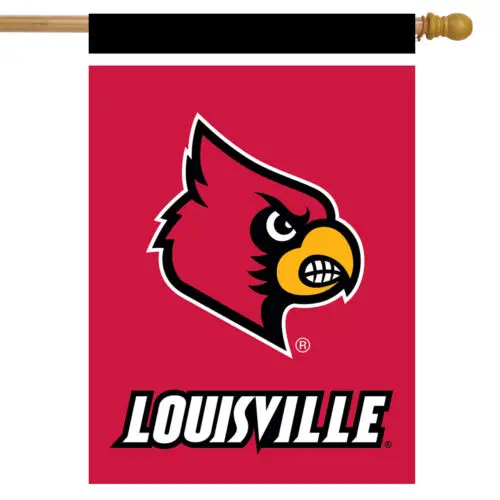 Louisville Cardinals House Flag Licensed ; Briarwood Lane