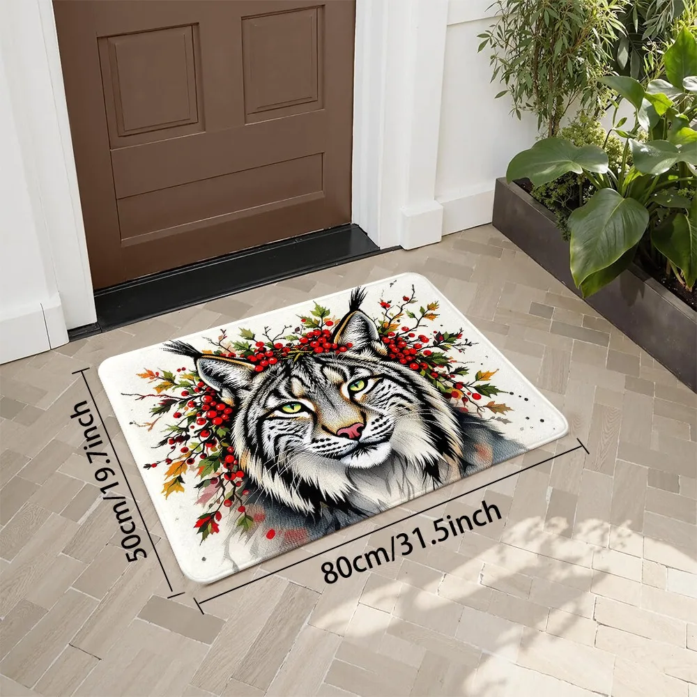 1pc a Doormat Featuring a Christmas Animal Theme, Designed to Beautify Your Home And Your Floors. Suitable for Laundries, Living