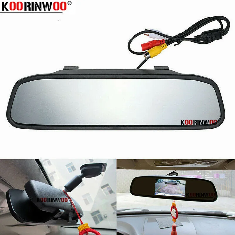 

Car High Resolution 5" Colorful TFT LCD Vechile Rearview Video Mirror Monitor Koorinwoo Display Parking System Assistance Auto