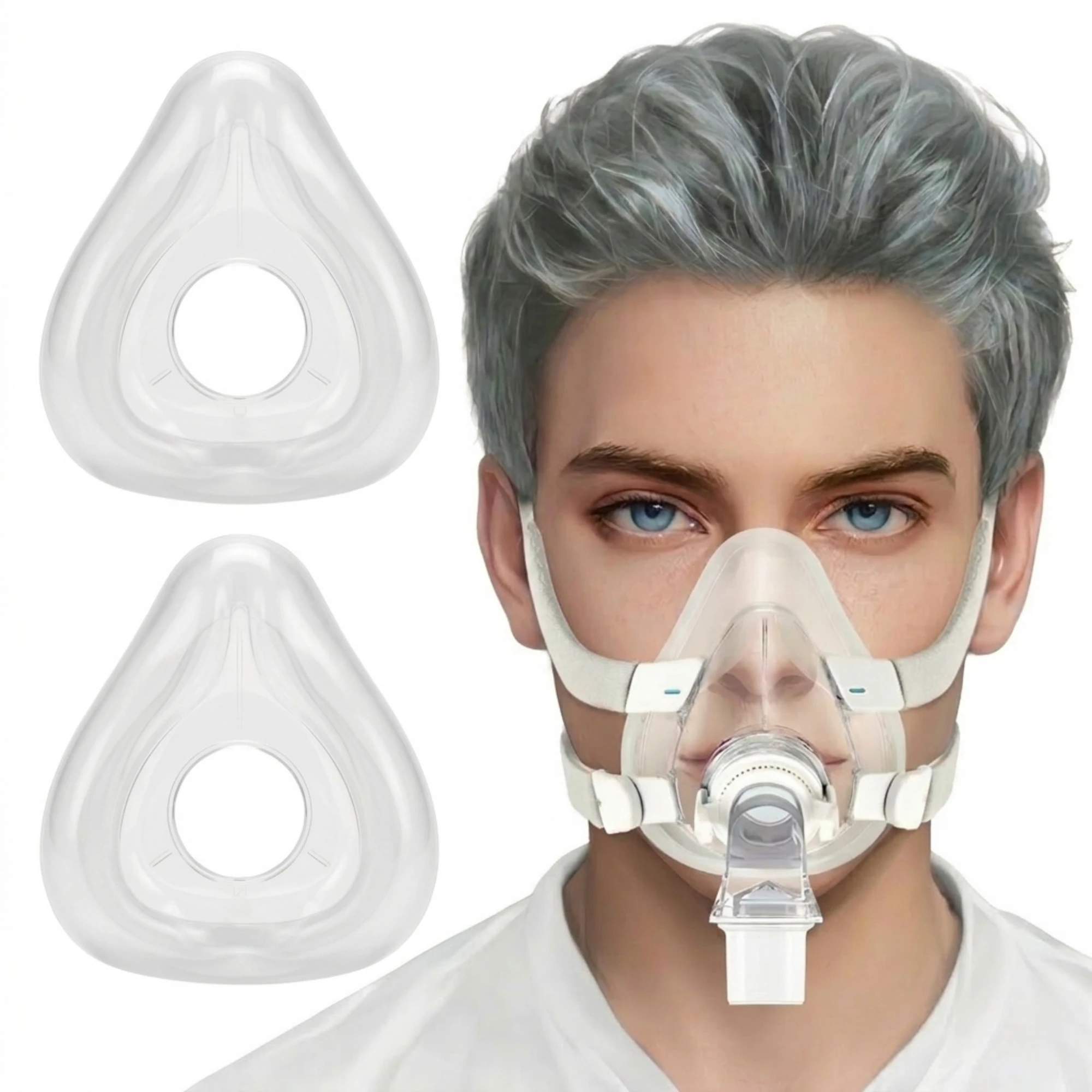 AirFit F20 Full Face CPAP Mask Replacement Cushion with Tight Leak-proof Seal Comfort Snug Fit Fully Compatible F20 Mask Frame