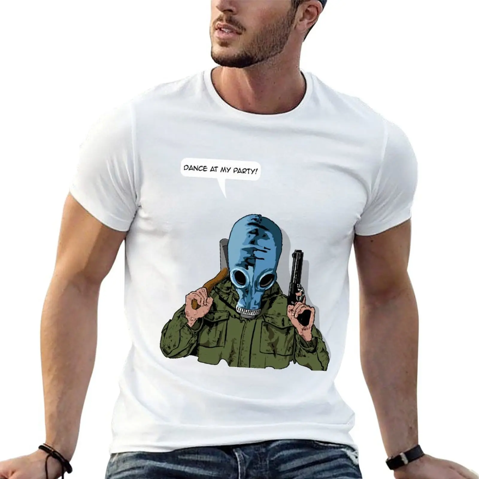 

Dead Man's Shoes Dance at my party Comic Style Illustration T-Shirt t shirts for man graphic tees T-Shirt