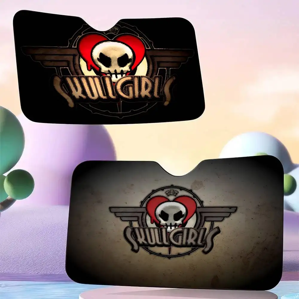 

Car SunShade Cartoon Window For Children Adults Adsorption SunShade Cover Game s-s-skullgirls anime cool
