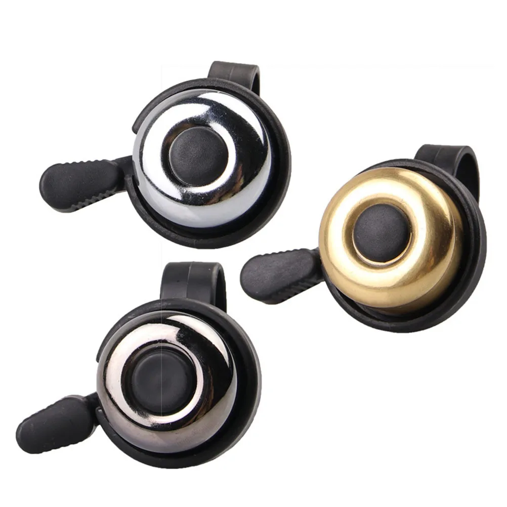 

2Pcs Copper Bike Bell Mini Loud Clear Ring Safety Accessories for Standard Bike Mountain Road Scooter Copper Bell