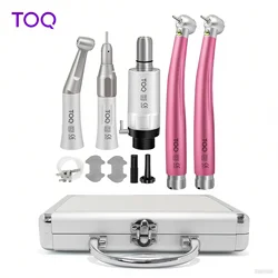 Dental LED High & Low Speed Handpiece kit Straight Contra Angle Air Turbine 2/4 Hole M4 / B2 Whole Set Dental tools