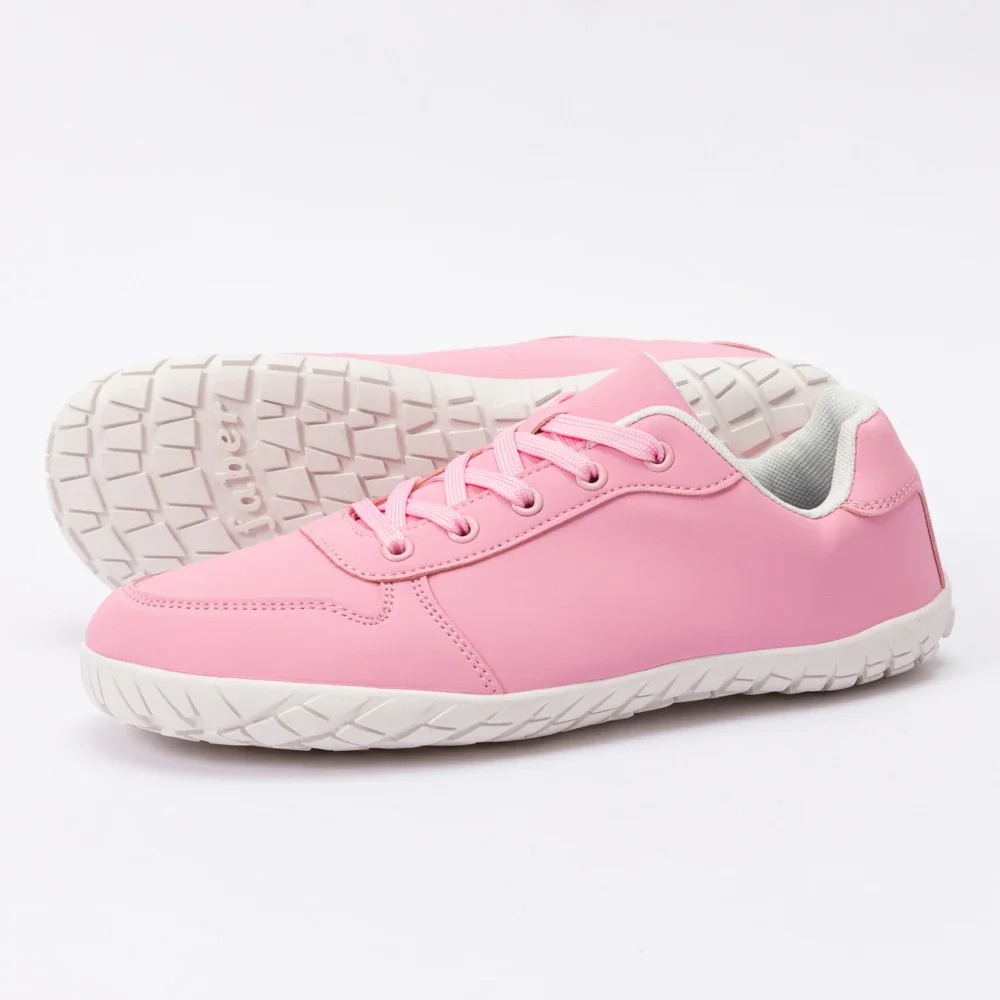 ZZFABER Leather Barefoot Shoes Soft Minimalist Sneakers for Women Men Casual Shoes Unisex Sneakers