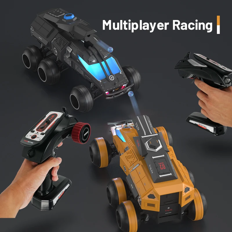 JJRC Q118 RC รถ 6WD หุ้มเกราะ Off-road Cross-Country รถปีนเขา RC Space Cars เปิดตัวกระสุนป้อมปืน Lift ของเล่น