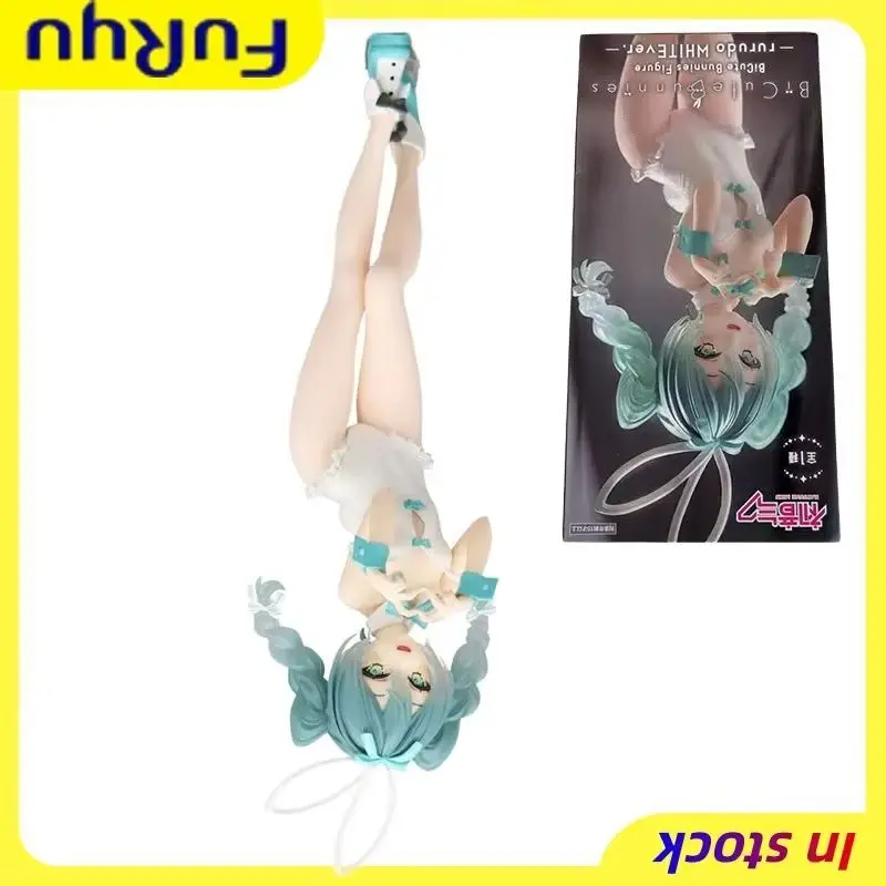 【100-正規品】furyu-在庫あり-ボーカロイド-初音ミク-bicute-bunnies-ルルド、ホワイトver-h-27cm-ガレージキット-ギフト-おもちゃ-モデル
