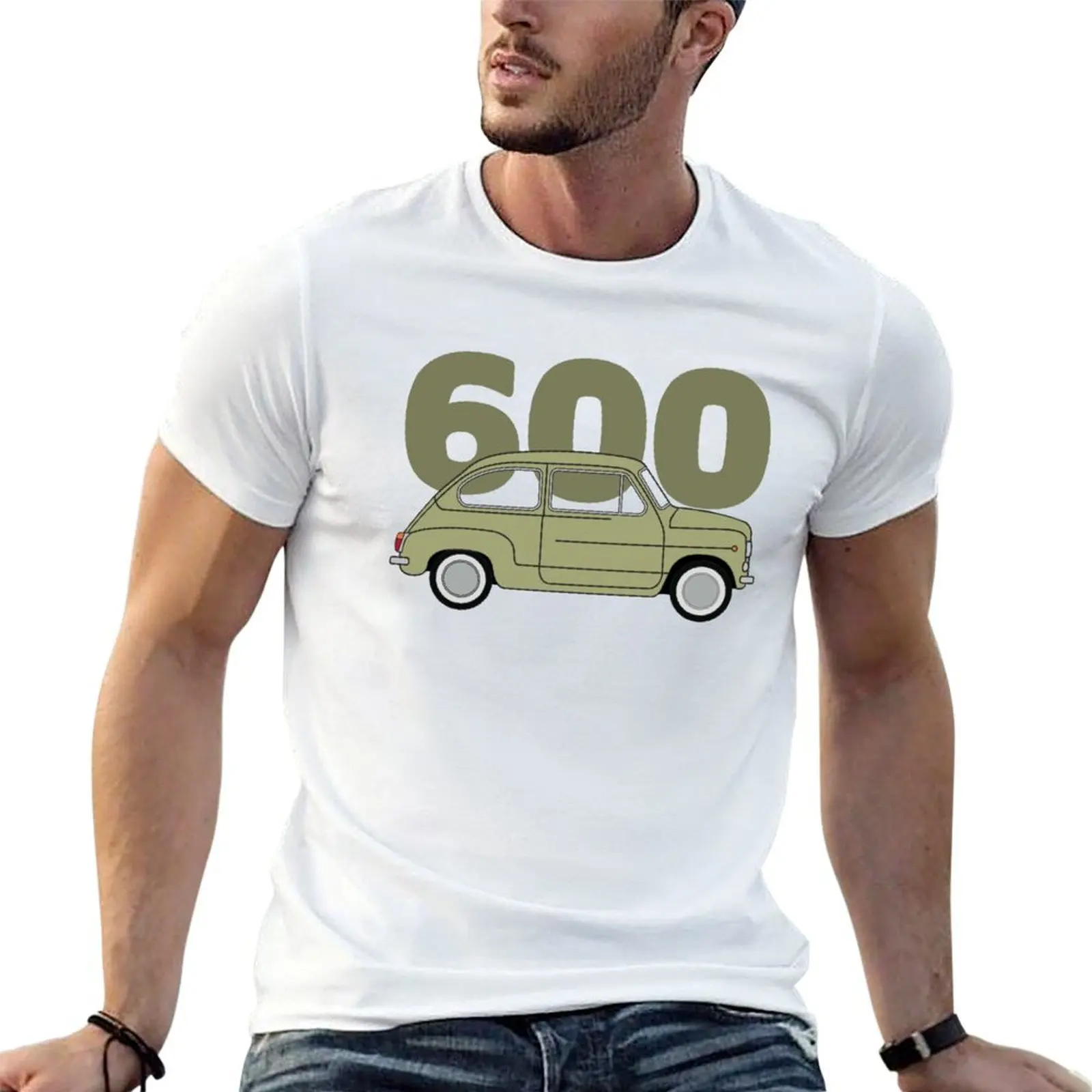 

600 Green T-Shirt t shirt man casual t shirt for man 100 percent cotton T-Shirt