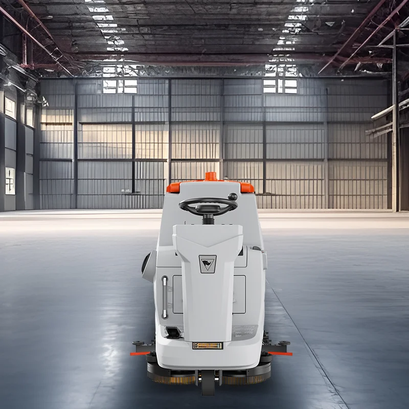 Industrial Floor Washing Machine Ride on Electric Commercial Floor Scrubber Machine for Warehouse