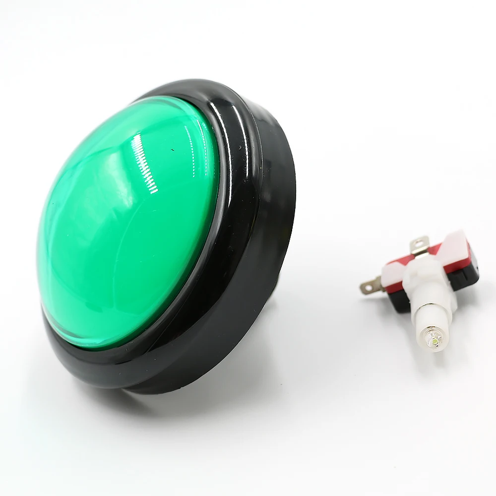 Große 100mm Licht Druckknopf beleuchtet LED Antwort schalter Schalter Video Rhythmus von Musikspiel Automaten Münze Arcade Flipper Teile – Detail 3